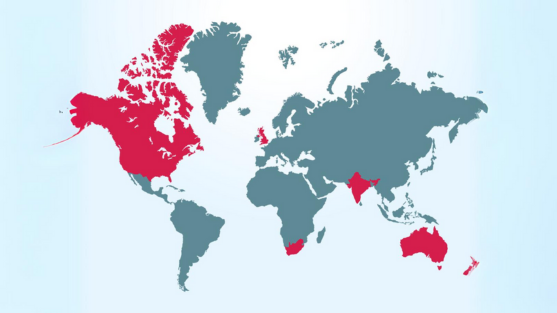 corporate traveller offices, global map